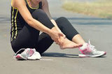Healing balm and fast pain relief for sprained, stiff and sore ankles. Runner's ankle.