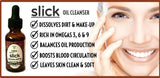 Slick Oil Cleanser dissolves dirt and make-up as it is rich in Omega 3. 6.and 9. Part of Moko's $10 Serum. All cleansers, masks, moisturizers and serums for just $10. Maplewood Mall, MN